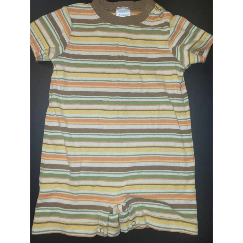 Gymboree‎ Striped Romper Short Sleeve One Piece Bodysuit 6-12 mos from 2007